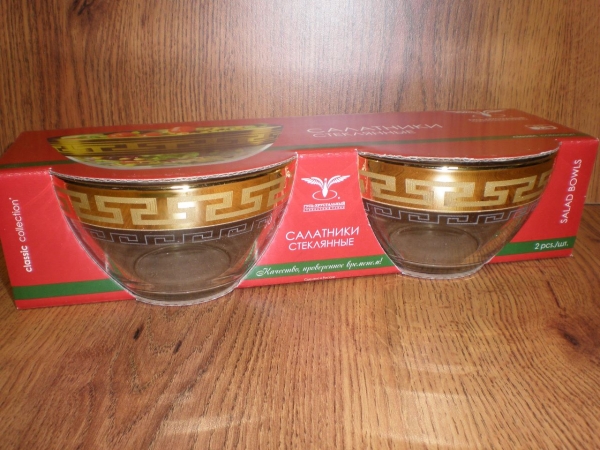 EAV03-1322 Набор салатников 2 шт.  Греческий узор 