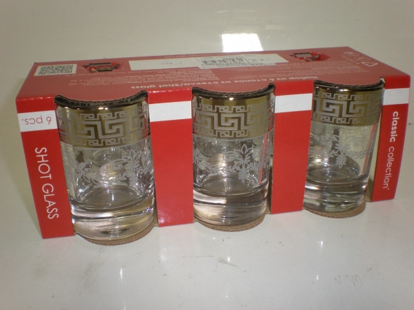 GE63-837 Набор стопок 6 шт.  Барокко 