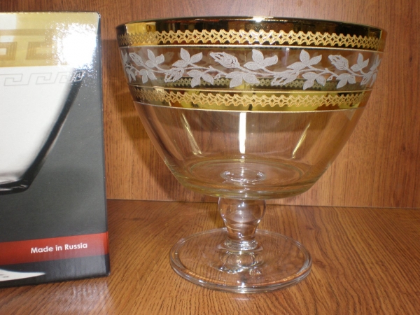 EAV116-2326 Ваза на ножке 1 шт. с рис.  Лоза 