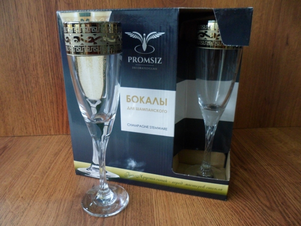 GE08-307 Набор 6 бокалов д/шампанского  Версаль 