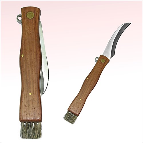 AN84-127 Нож грибника со щеточкой